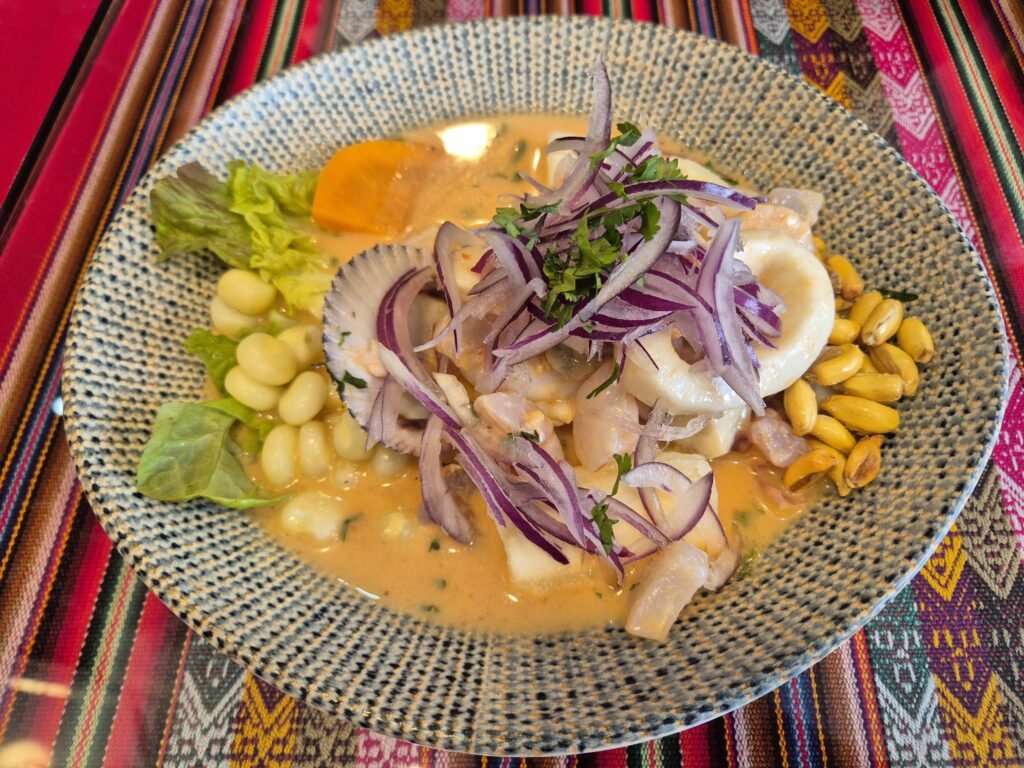 Restaurante Peruano Akla. Plato 1