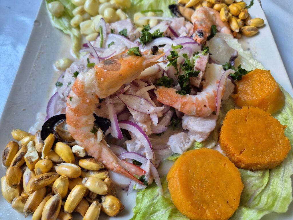 Restaurante Peruano Pan y Toros. Plato 1